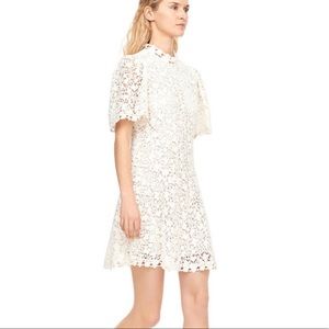 Rebecca Taylor floral crochet lace dress
